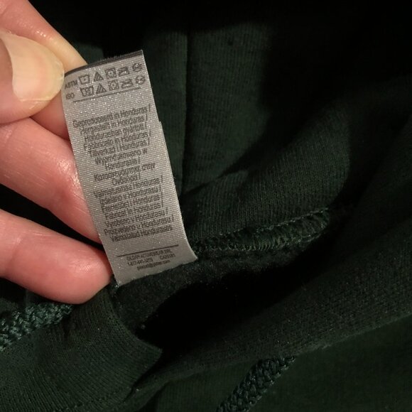 Gildan Hoodie Mens Size M Green Graphic Spongebob Squarepants Heavy Blend - Picture 7 of 8